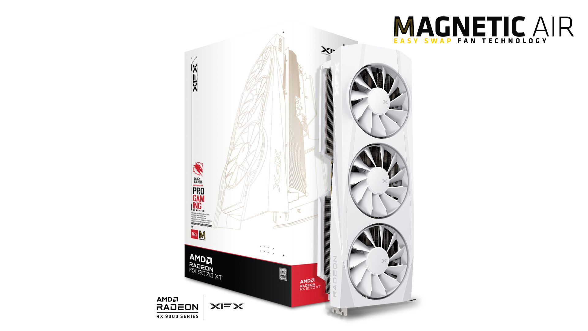 XFX Quicksilver RX 9070 XT Magnetic Air Edition
