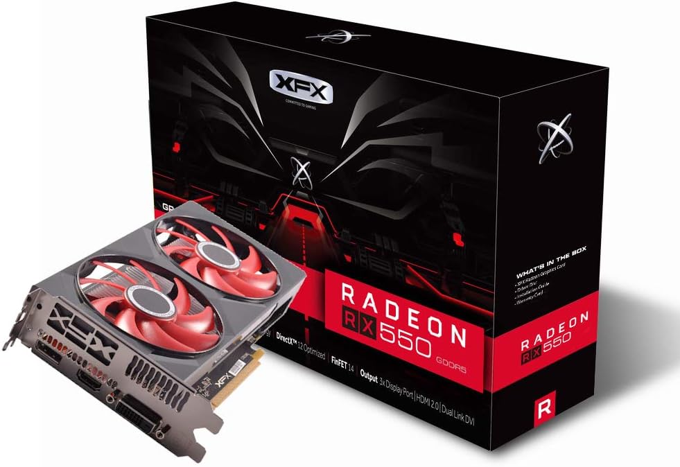 XFX RX 550 Double Dissipation 4 GB