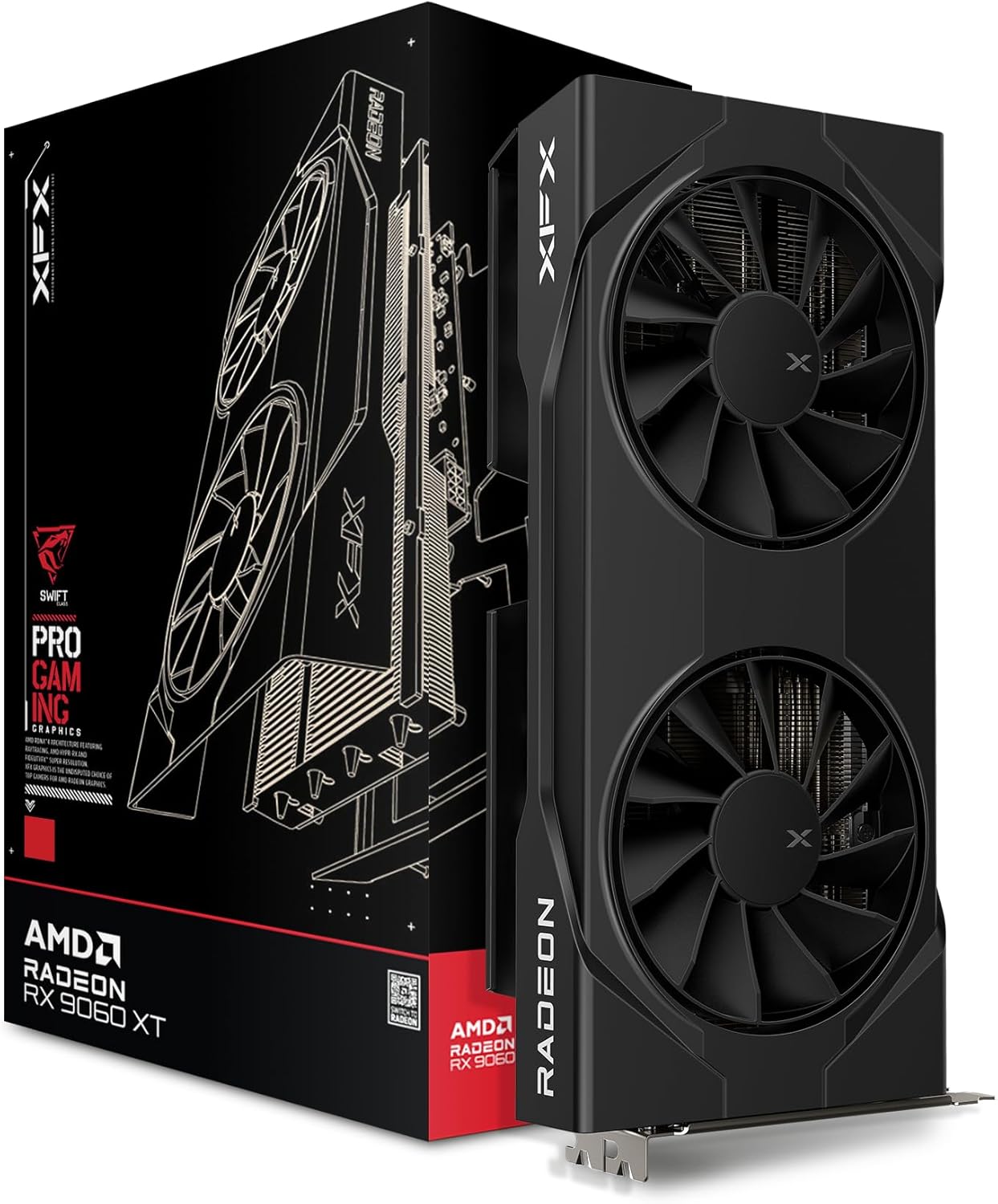 XFX Swift RX 9060 XT White OC 8 GB