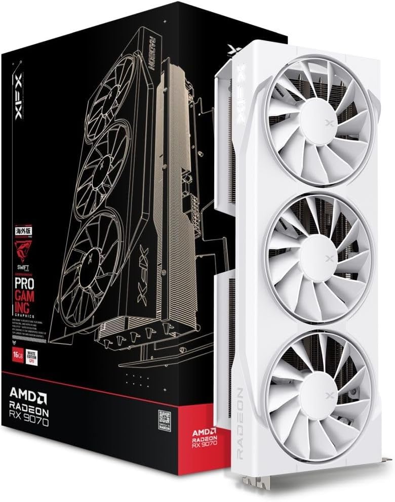 XFX Swift RX 9070 OC White Triple Fan Edition
