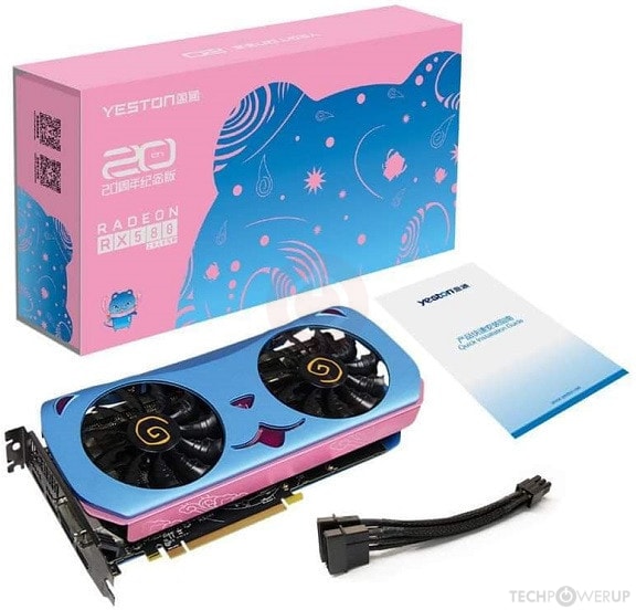 Yeston RX 580 2048SP CUTE PET