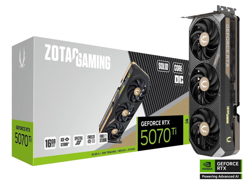 ZOTAC GeForce RTX 5070 Ti GAMING SOLID CORE OC