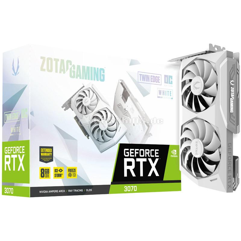 ZOTAC GeForce RTX 3070 LHR GAMING Twin Edge OC White Edition