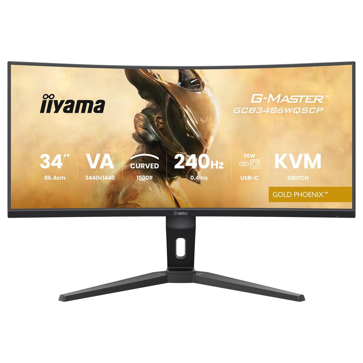 Iiyama G-Master GCB3486WQSCP-B1 Gold Phoenix