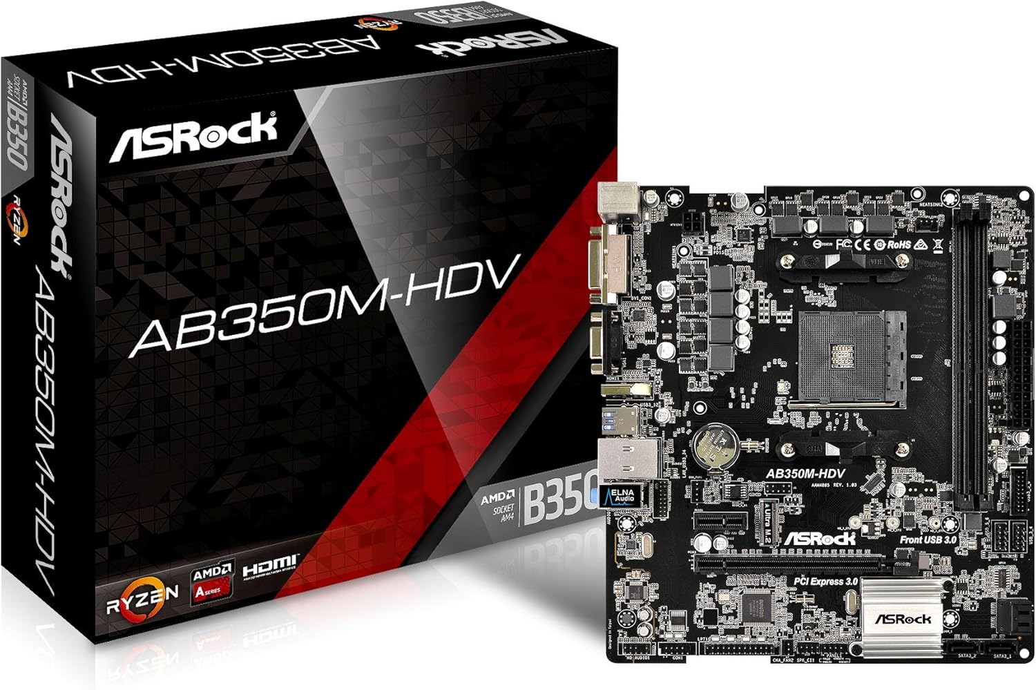 ASRock AB350M-HDV
