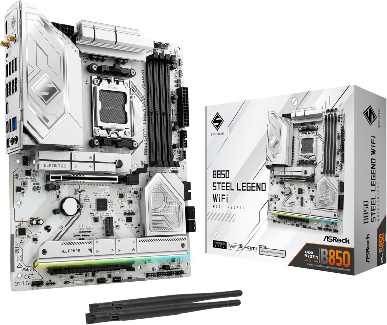ASRock AMD B850 Steel Legend WiFi 7