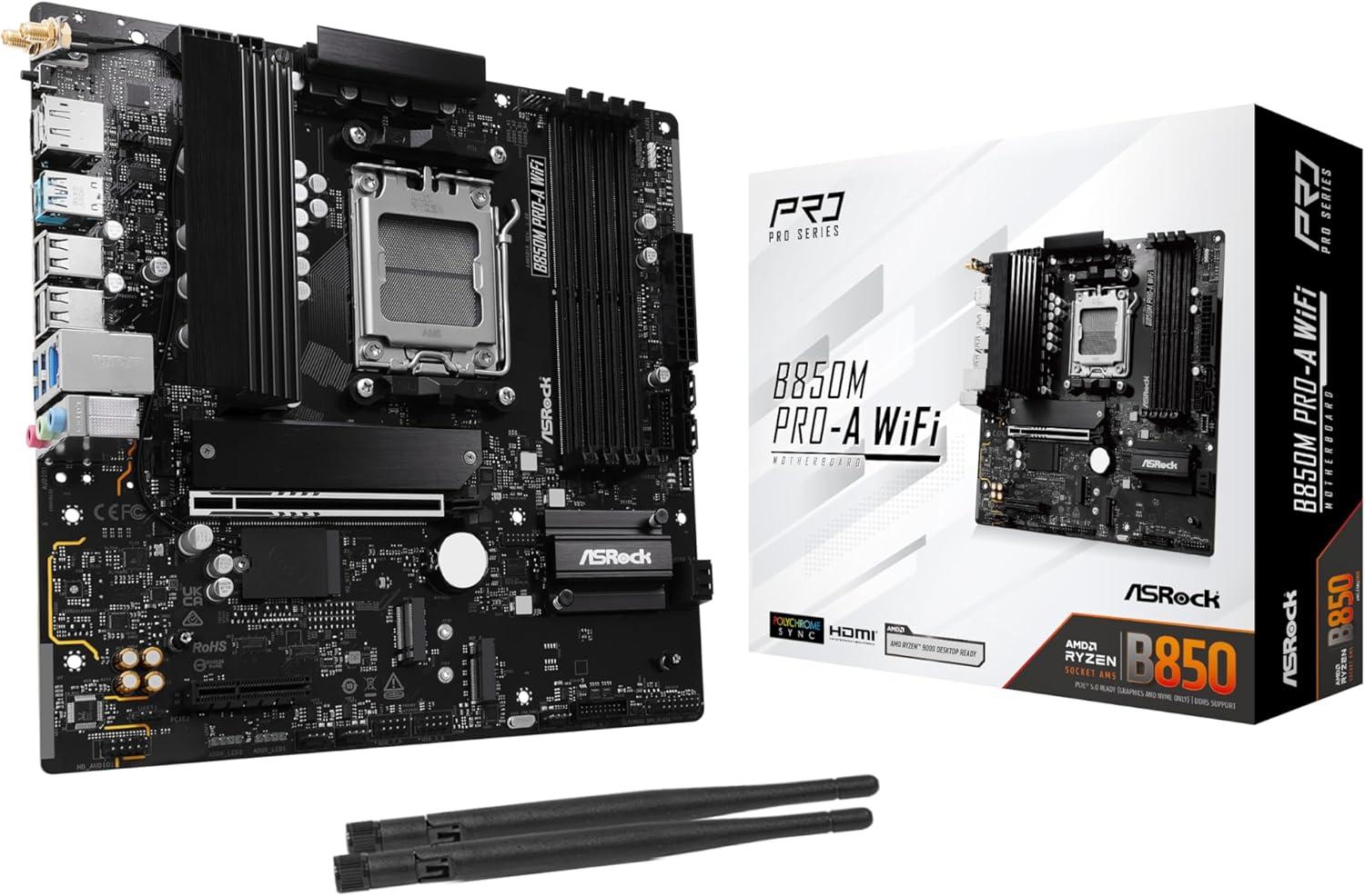 ASRock AMD B850M Pro A WiFi 6E