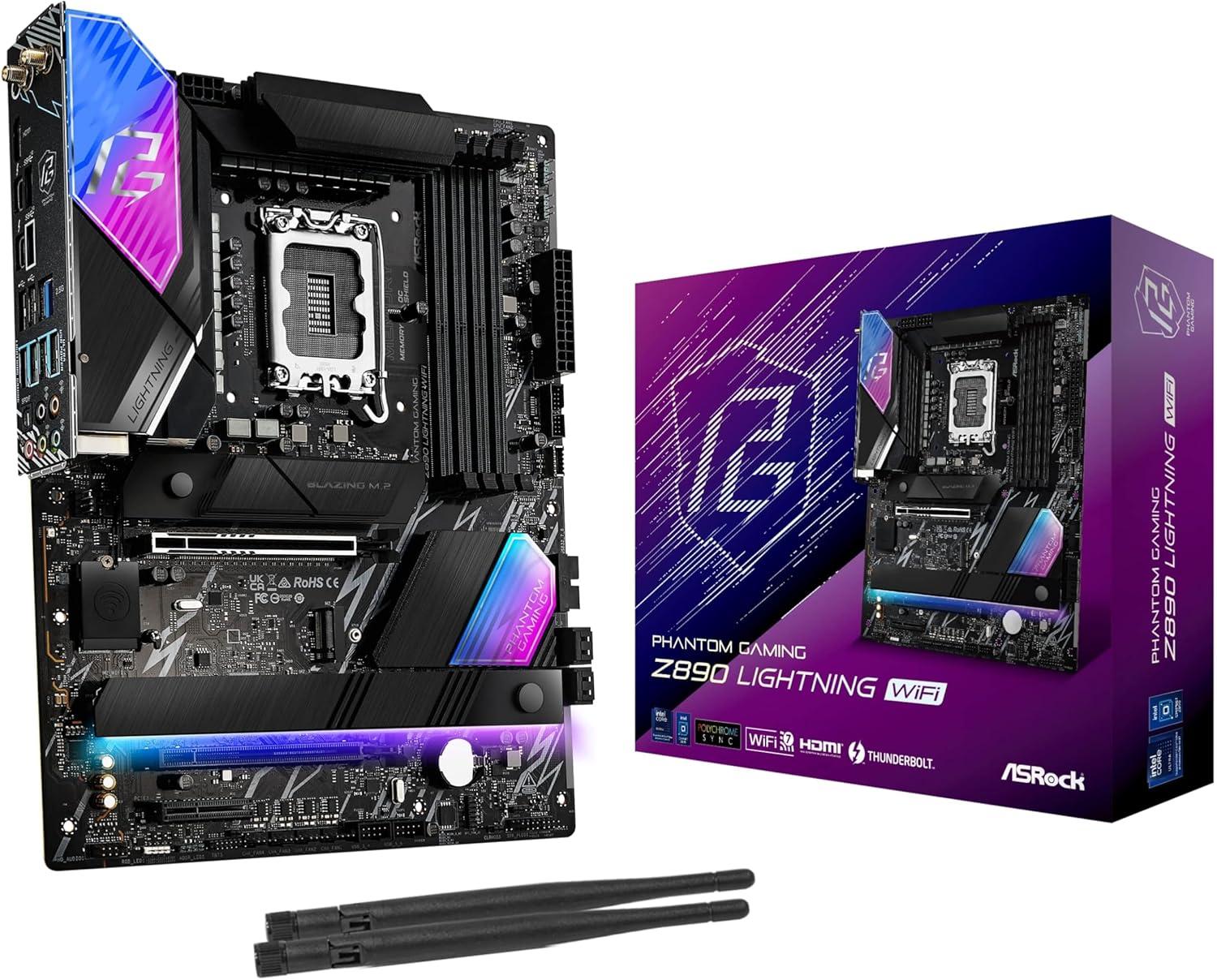 ASRock Intel Core Ultra Z890 Lightning …
