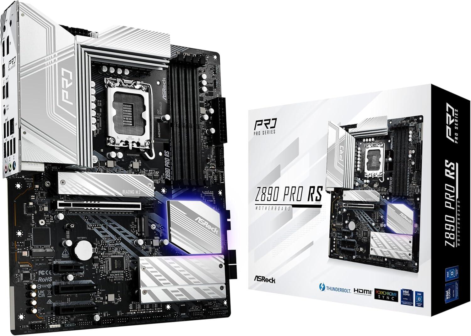 ASRock Intel Core Ultra Z890 Pro RS