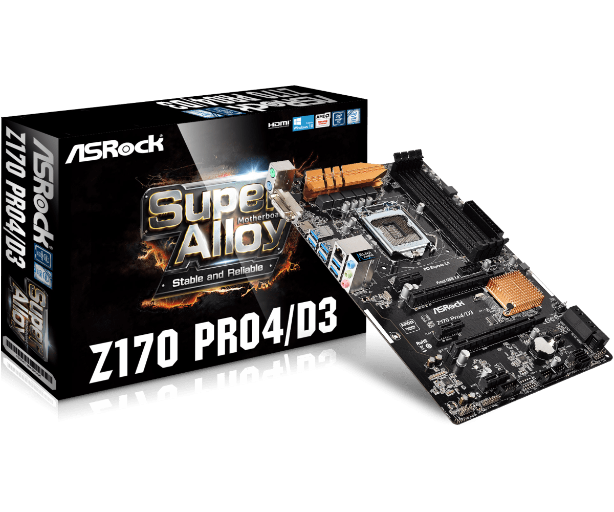 ASRock Z170 Pro4/D3
