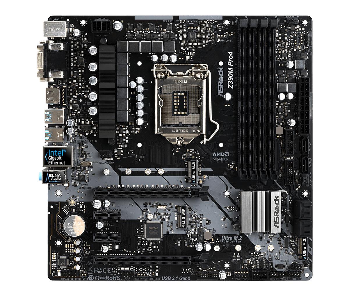 ASRock Z390M Pro4