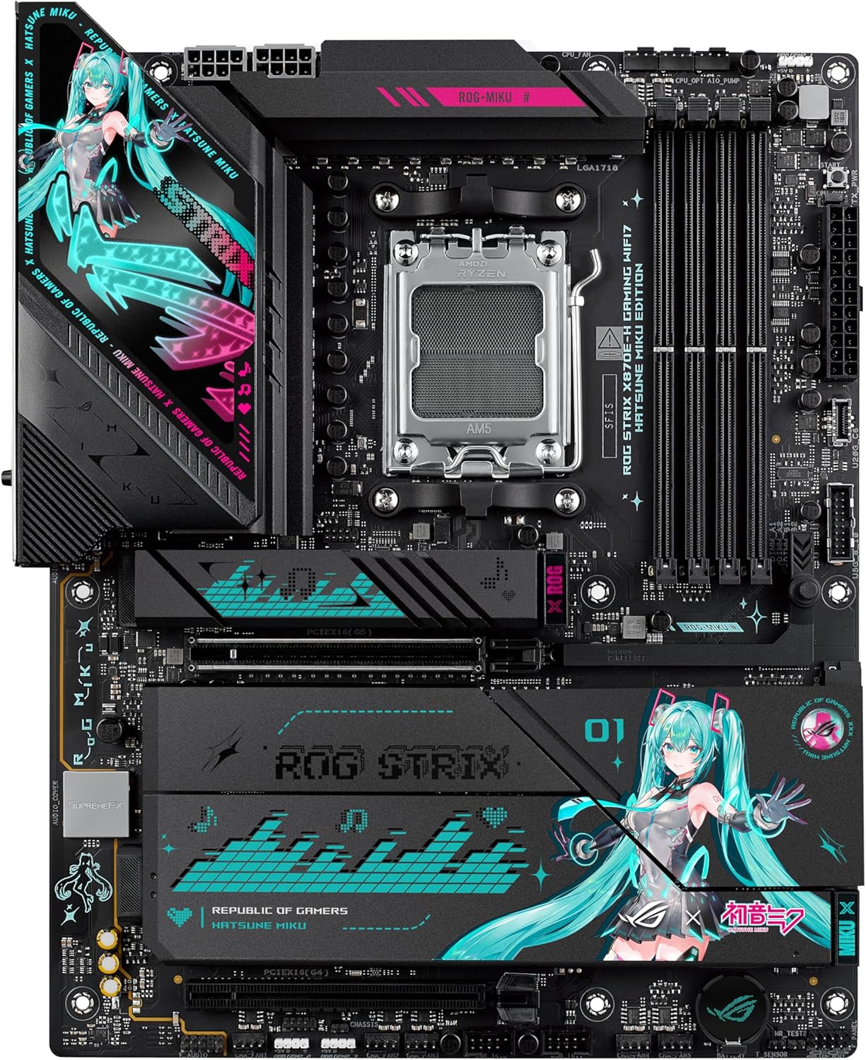 ASUS ROG STRIX X870E-H GAMING WIFI7 HATSUNE MIKU EDITION
