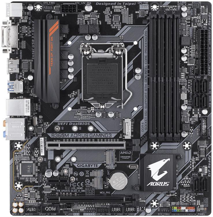Gigabyte B360M AORUS GAMING 3