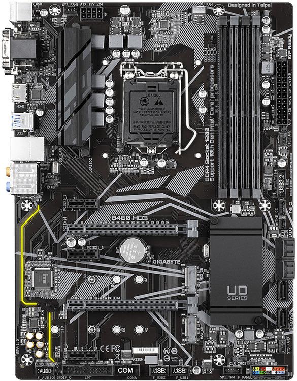 Gigabyte B460 HD3