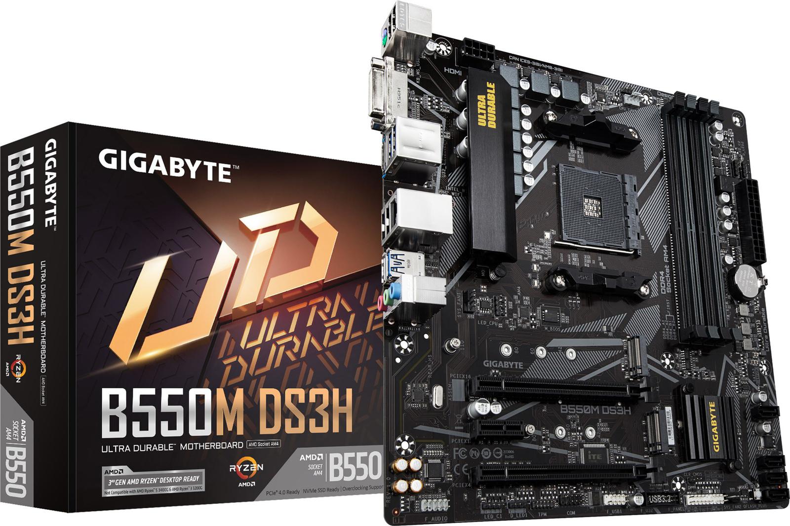 Gigabyte B550M DS3H