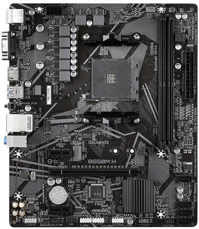 Gigabyte B550M H