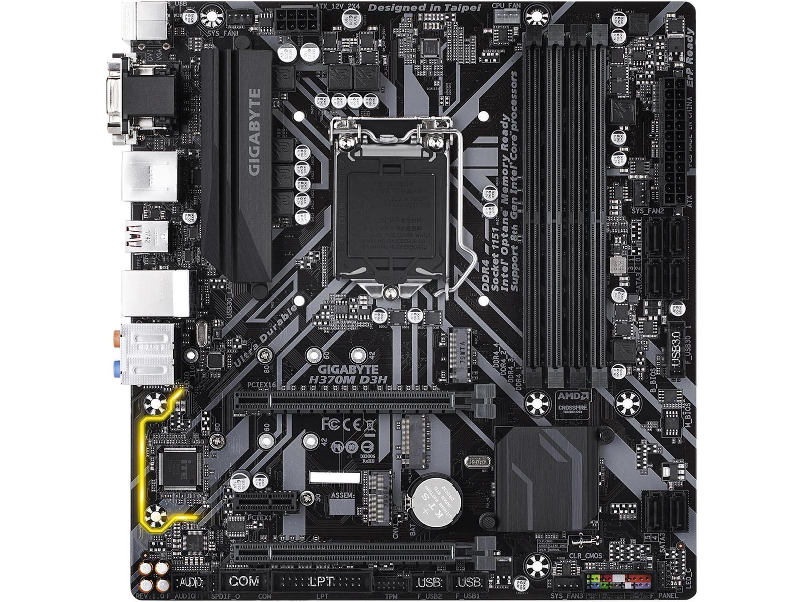 Gigabyte H370M D3H