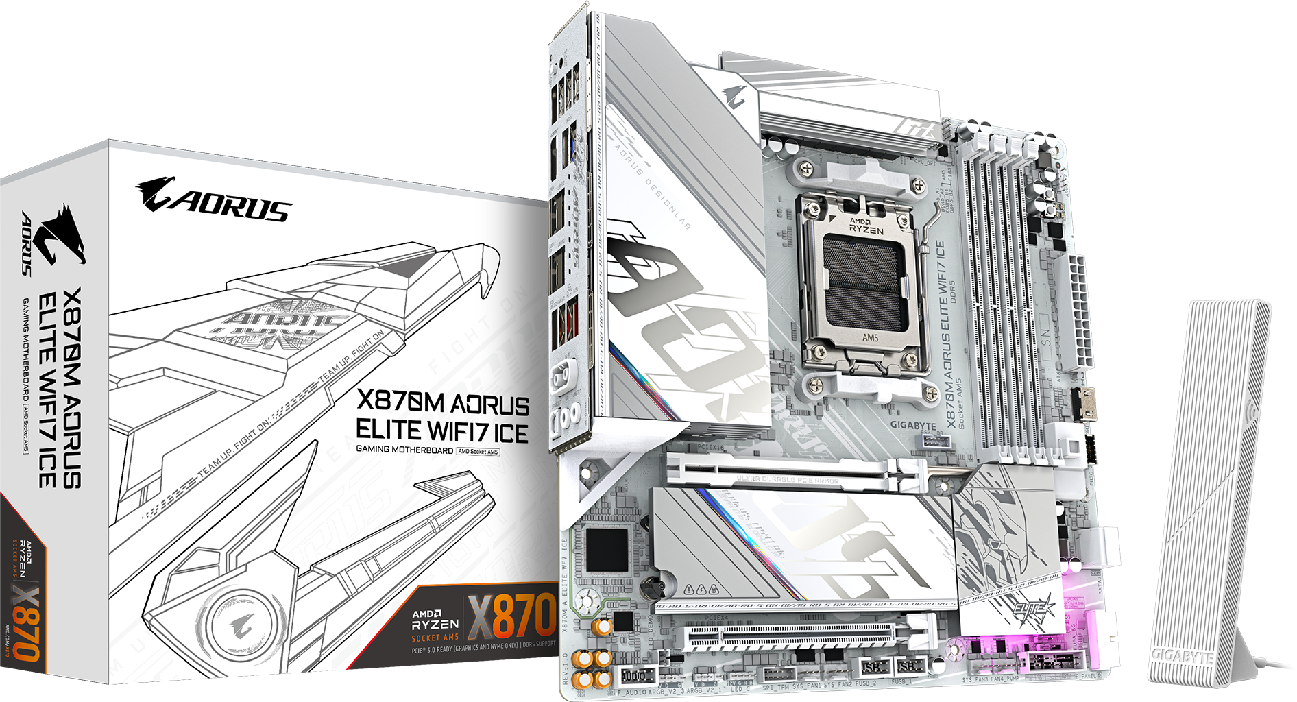 Gigabyte X870M AORUS ELITE WIFI7 ICE