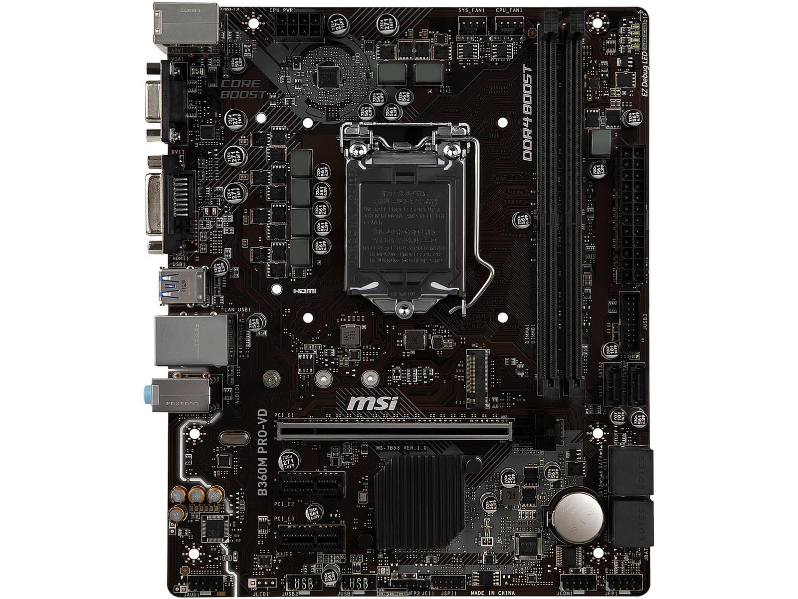 MSI B360M PRO-VD