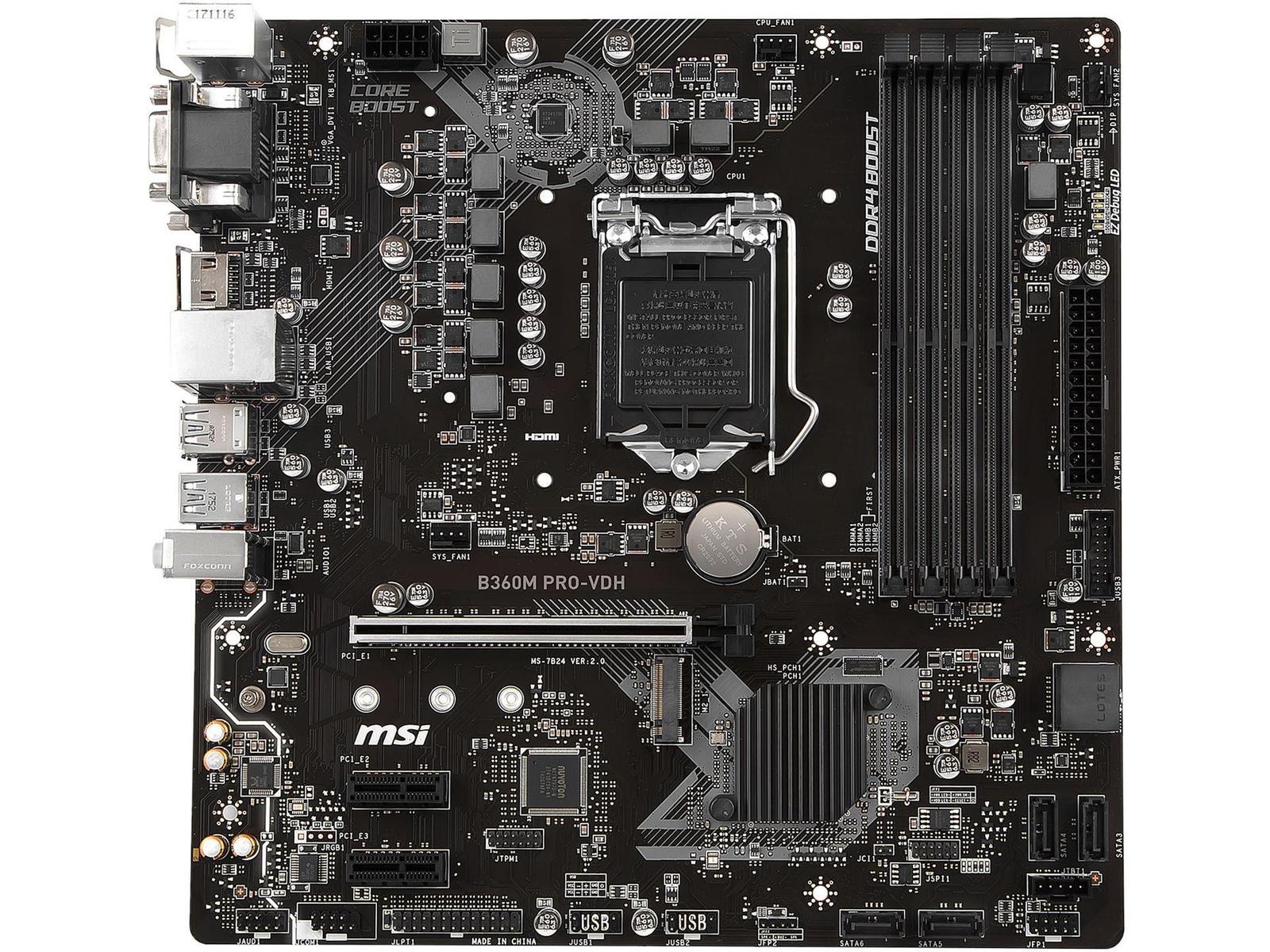 MSI B360M PRO-VDH