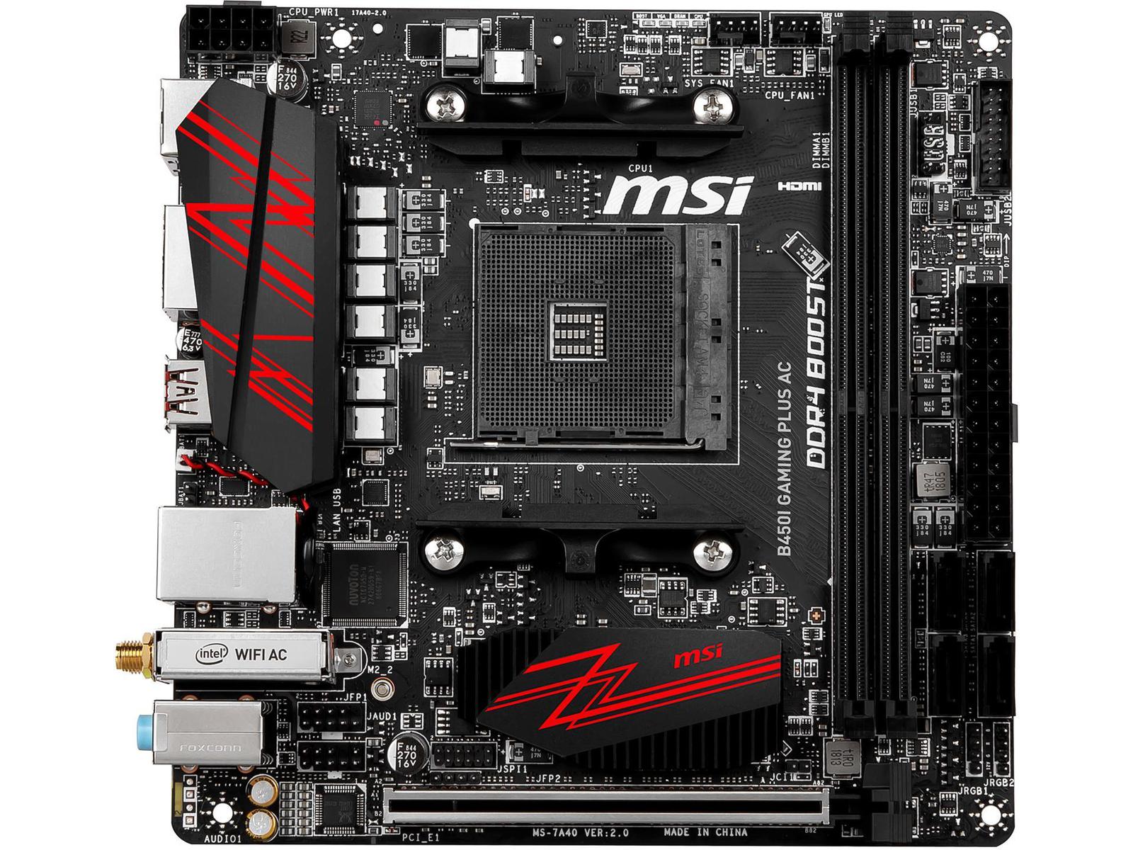 MSI B450I GAMING PLUS AC