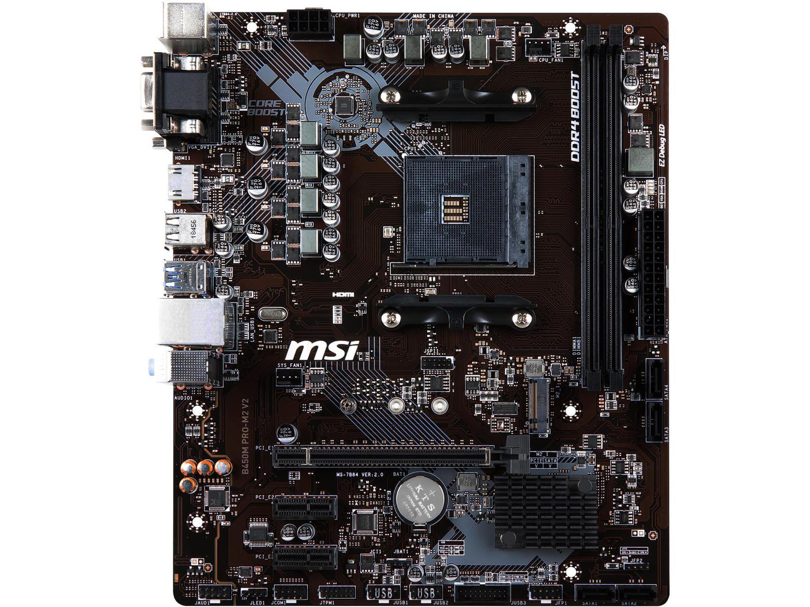 MSI B450M PRO-M2 V2