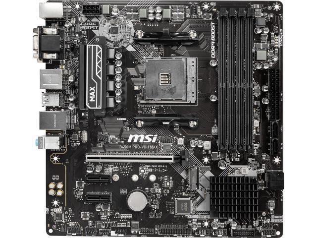 MSI B450M PRO-VDH MAX