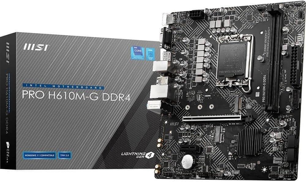 MSI PRO H610M-G DDR4