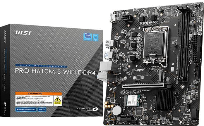 MSI PRO H610M-S WIFI DDR4