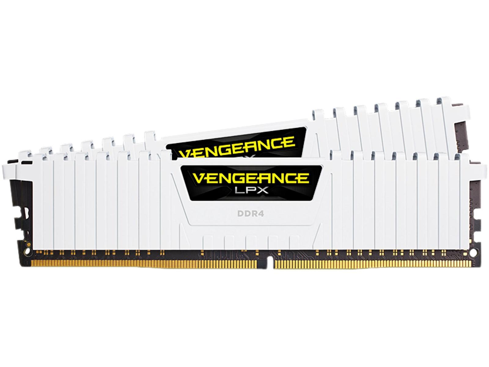 Corsair CORSAIR Vengeance LPX 16GB (2 x 8GB) 288-Pin DDR4 SDRAM DDR4 3000 (PC4 24000) Desktop Memory Model CMK16GX4M2C3000C16W 16 GB