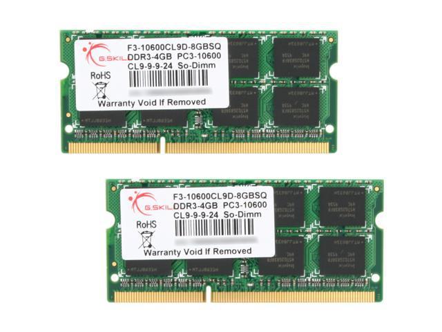 G.Skill F3-10600CL9D-8GBSQ 8 GB