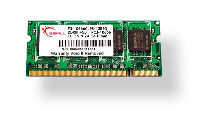 G.Skill F3-10666CL9S-4GBSQ 4 GB