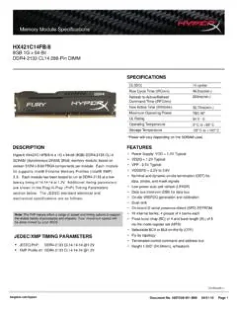 Kingston HyperX Savage 4 GB