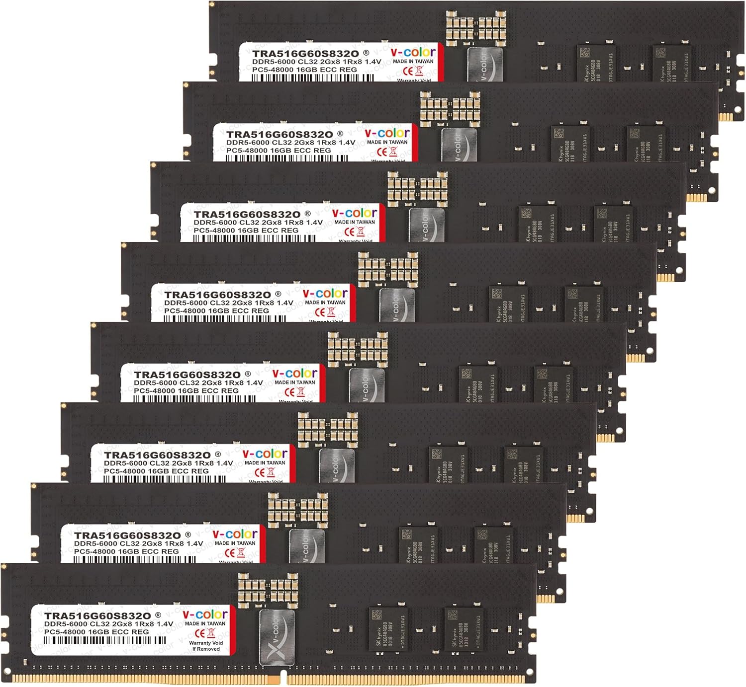 V-Color TRA516G60S832O 128 GB 8x16GB DDR5-6000