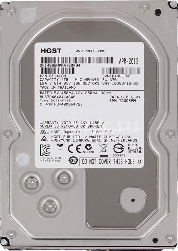 Hitachi Ultrastar 7K4000