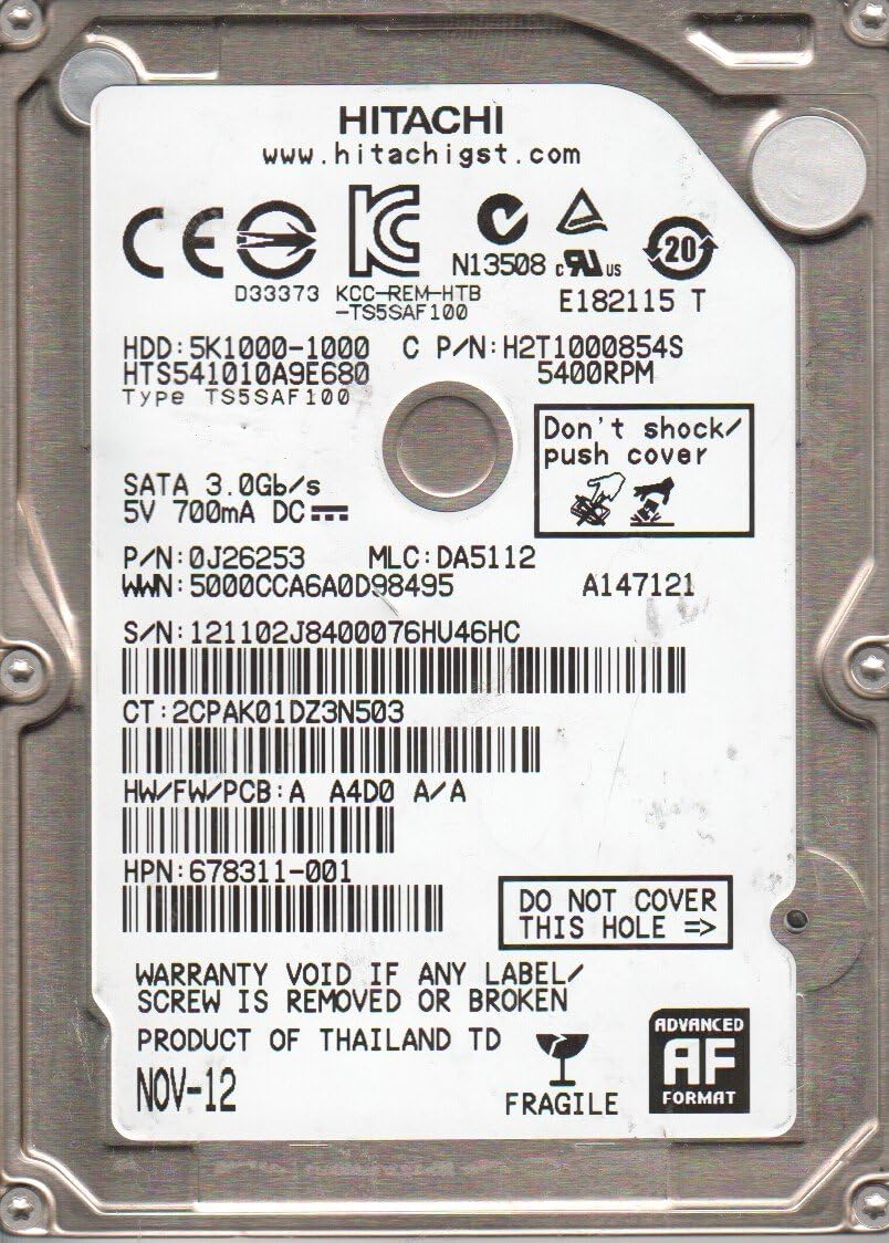 Hitachi Travelstar 5K1000 1000GB