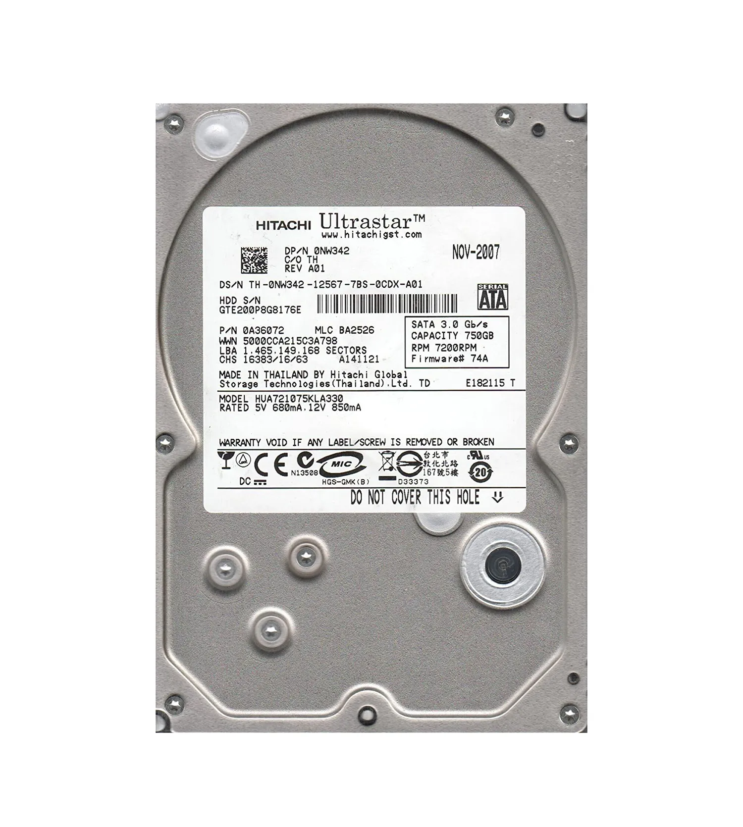 Hitachi A7K1000-750