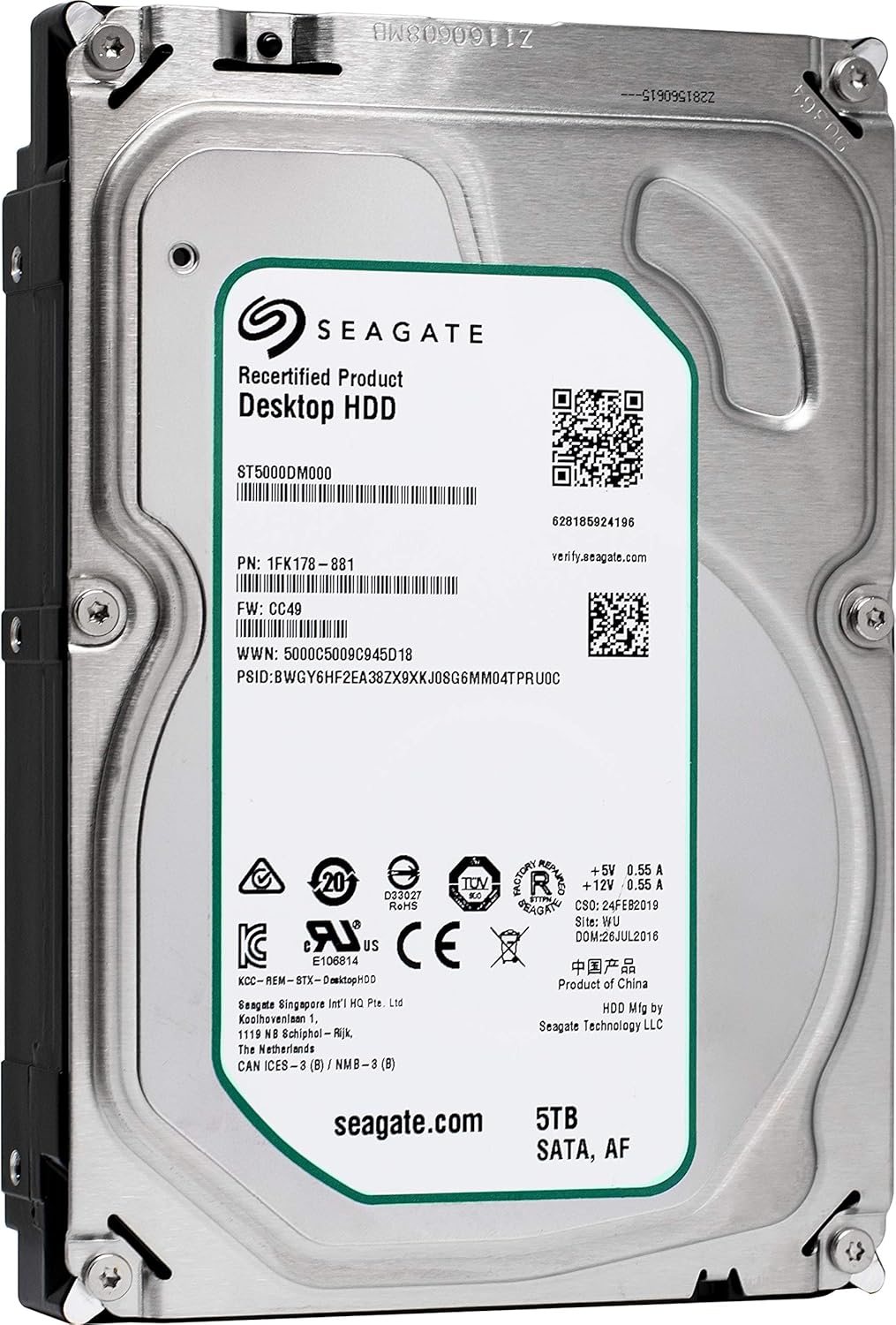 Seagate ST5000DM000 5000GB