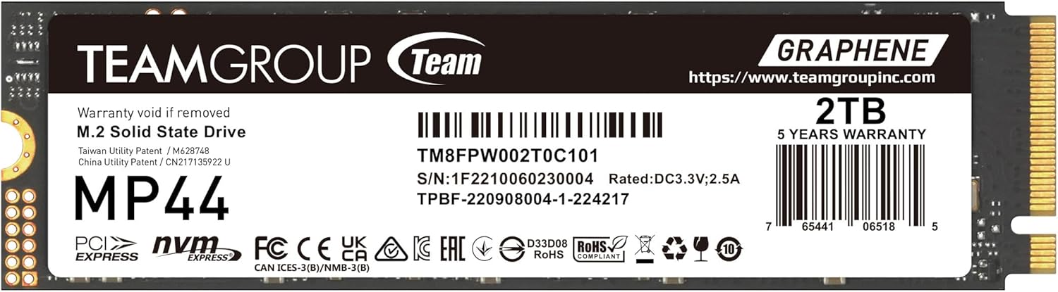 TeamGroup MP44 1000GB