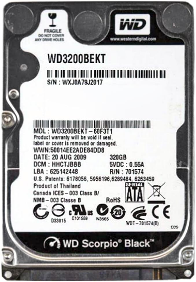 Western Digital Scorpio Black 80GB