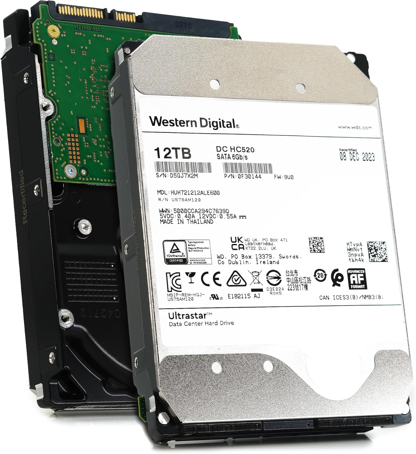 Western Digital Ultrastar DC HC520 12000GB